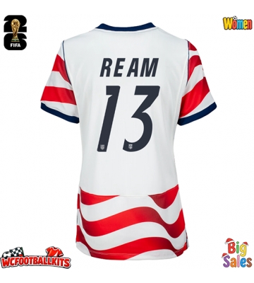 United States Tim Ream #13 Replica Home Stadium Shirt for Women World Cup 2026 Short Sleeve